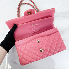 Load image into Gallery viewer, Chanel pink caviar medium classic, gold hdw 28 series
