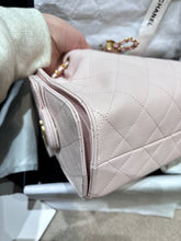 Load image into Gallery viewer, Chanel 26p light pink caviar mini 25 bag, gold hdw
