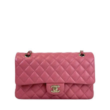 Load image into Gallery viewer, Chanel 28 series pink caviar classic flap medium, gold hdw
