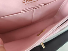 Load image into Gallery viewer, Chanel classic flap small pink 22b caviar with light gold hdw
