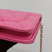 Load image into Gallery viewer, Chanel Barbie pink caviar woc, chip
