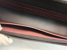 Load image into Gallery viewer, Chanel black caviar microchip woc (wallet on chain) with gold hdw

