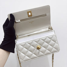 Load image into Gallery viewer, Chanel pearl wallet on chain (WOC) with gold hdw
