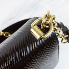 Load image into Gallery viewer, Louis Vuitton black twist pm, gold hdw
