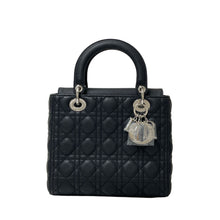 Load image into Gallery viewer, Lady Dior black caviar medium, silver hdw 2022
