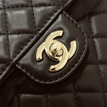 Load image into Gallery viewer, Chanel 22s CC in love lambskin large black heart bag, light gold hdw
