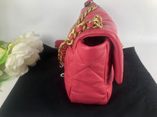 Load image into Gallery viewer, Chanel 19 dark pink small lambskin
