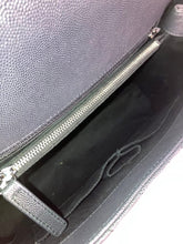 Load image into Gallery viewer, Chanel Large grey caviar coco handle, silver hdw
