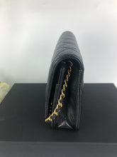 Load image into Gallery viewer, Chanel chip black caviar wallet on chain woc, gold hdw
