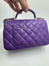 Load image into Gallery viewer, Chanel mini top handle, purple
