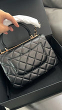 Load image into Gallery viewer, Chanel black small trendy, rose gold hdw
