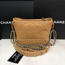 Load image into Gallery viewer, Chanel caramel small Gabrielle, mixed gold hdw
