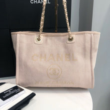 Load image into Gallery viewer, Chanel rose beige deauville, light gold hdw
