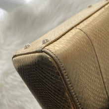 Load image into Gallery viewer, Lady Dior gold snakeskin mini, gold hdw
