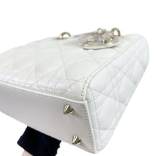 Load image into Gallery viewer, Lady Dior white small ABC, with gold hdw
