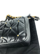 Load image into Gallery viewer, Chanel 19 small black studded lambskin
