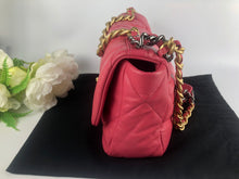 Load image into Gallery viewer, Chanel 19 dark pink small lambskin
