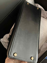 Load image into Gallery viewer, Hermes Vintage black box Kelly 28, gold hdw.
