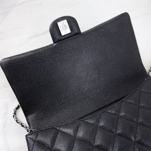 Load image into Gallery viewer, Chanel black caviar timeless clutch, silver hdw, 18 series
