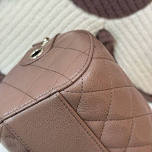Load image into Gallery viewer, Chanel bowling bag 25p brown caviar, microchip
