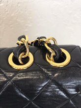 Load image into Gallery viewer, Chanel 24k gold hdw vintage black jumbo XL
