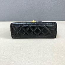 Load image into Gallery viewer, Chanel black nano Kelly (larger size, calfskin with gold hdw
