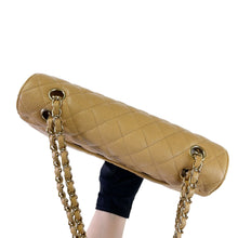 Load image into Gallery viewer, Chanel dark beige vintage medium classic flap, 24k gold hdw
