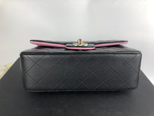 Load image into Gallery viewer, Chanel 23p black pink mini top handle, gold hdw
