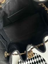 Load image into Gallery viewer, Chanel small 25 black caviar with gold hdw
