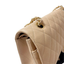 Load image into Gallery viewer, Chanel beige medium caviar, gold hdw
