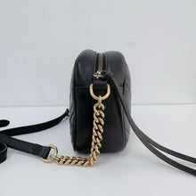 Load image into Gallery viewer, Gucci black Marmont camera bag
