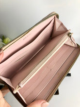 Load image into Gallery viewer, Chanel light pink chevron lambskin wallet
