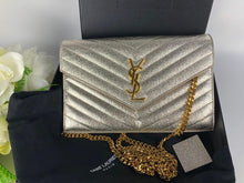 Load image into Gallery viewer, YSL Cassandre woc wallet on chain with gold hdw, medium 22cm
