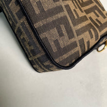 Load image into Gallery viewer, Fendi medium baguette, tobacco brown jacquard
