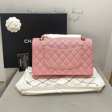 Load image into Gallery viewer, Chanel pink pearl iridescent medium caviar, gold hdw

