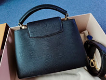 Load image into Gallery viewer, Louis Vuitton black capucines BB in taurillon leather
