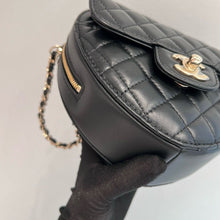 Load image into Gallery viewer, Chanel 22s black heart bag, gold hdw
