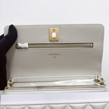 Load image into Gallery viewer, Chanel pearl wallet on chain (WOC) with gold hdw
