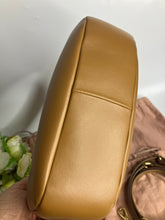 Load image into Gallery viewer, Mui mui leather wander bag, gold tone hdw
