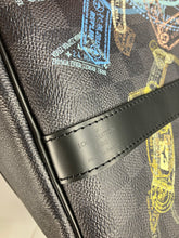 Load image into Gallery viewer, Limited Edition Louis Vuitton Damier Graphite Stamps Keepall Bandouliere 50
