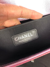 Load image into Gallery viewer, Chanel old medium pink patent boy bag, ruthenium hdw
