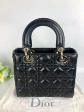 Load image into Gallery viewer, Lady Dior black small myABC Cannage lambskin with gold hdw
