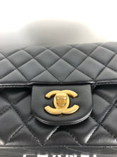 Load image into Gallery viewer, Chanel 27 series black mini, gold hdw
