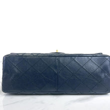 Load image into Gallery viewer, Chanel reissue navy, with gold hdw 28cm
