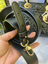 Load image into Gallery viewer, Lady Dior small black myABC, gold hdw with strap
