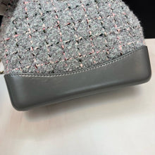 Load image into Gallery viewer, Chanel grey tweed Gabrielle backpack
