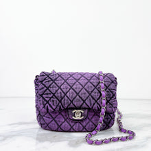 Load image into Gallery viewer, Chanel purple denim bag denimimpression
