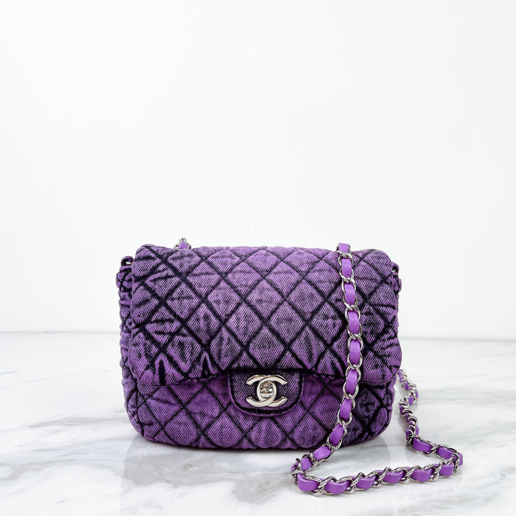 Chanel purple denim bag denimimpression