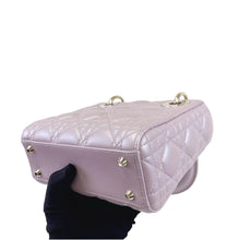 Load image into Gallery viewer, Lady Dior mini pink pearl, gold hdw
