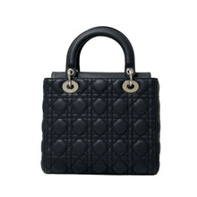 Load image into Gallery viewer, Lady Dior black caviar medium, silver hdw 2022
